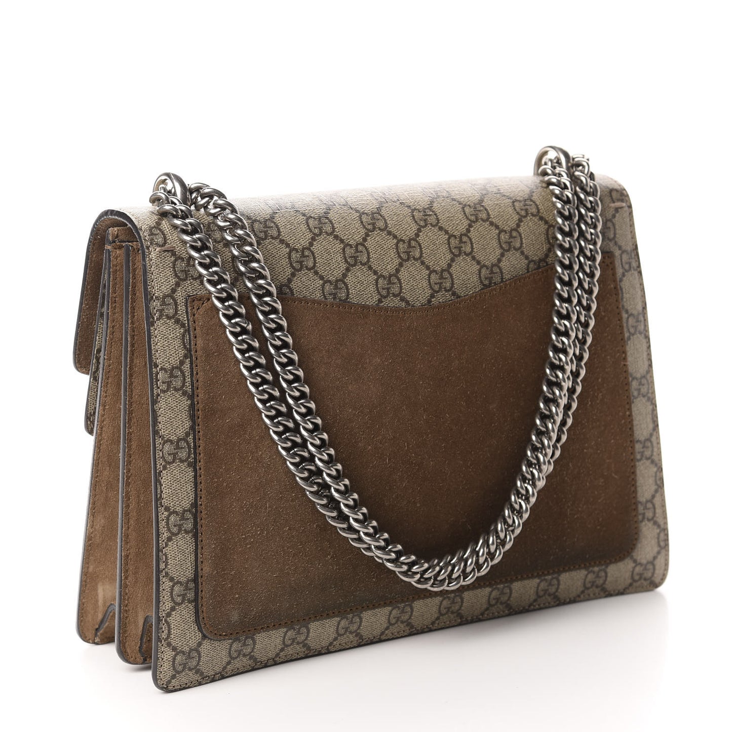 GG Supreme Monogram Medium Dionysus Shoulder Bag Taupe