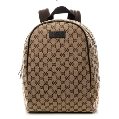 Gucci Monogram Travel Backpack Dark Brown 1 of 10