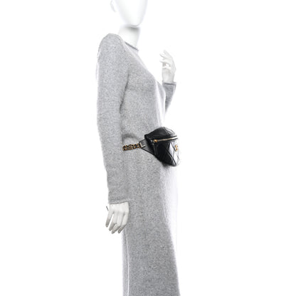 Chanel Lambskin Enamel Quilted Waist Bag Black 3 of 12
