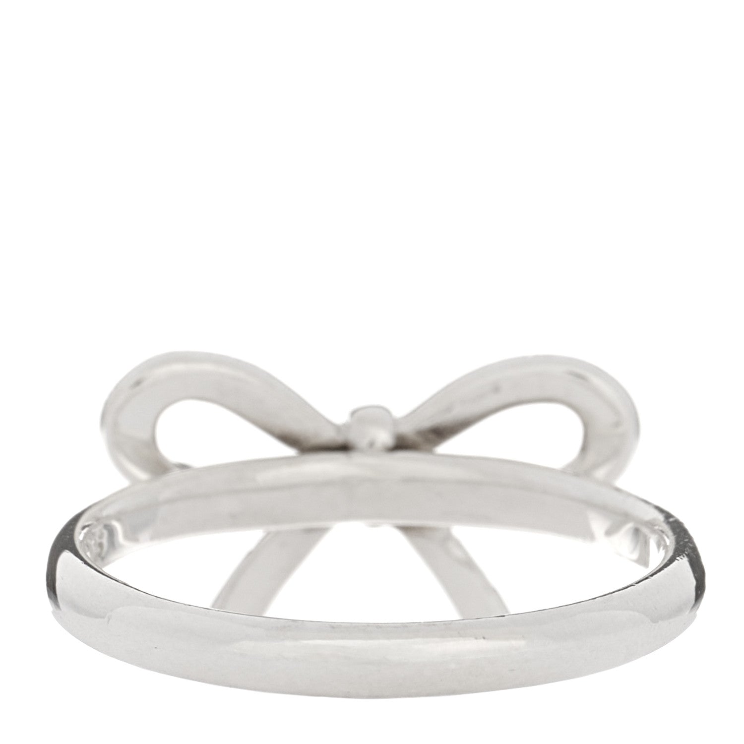 Tiffany Sterling Silver Bow Ring 49 5 3 of 5