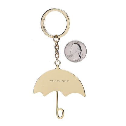 Burberry Umbrella Key Chain Bag Charm Gold 2 of 3