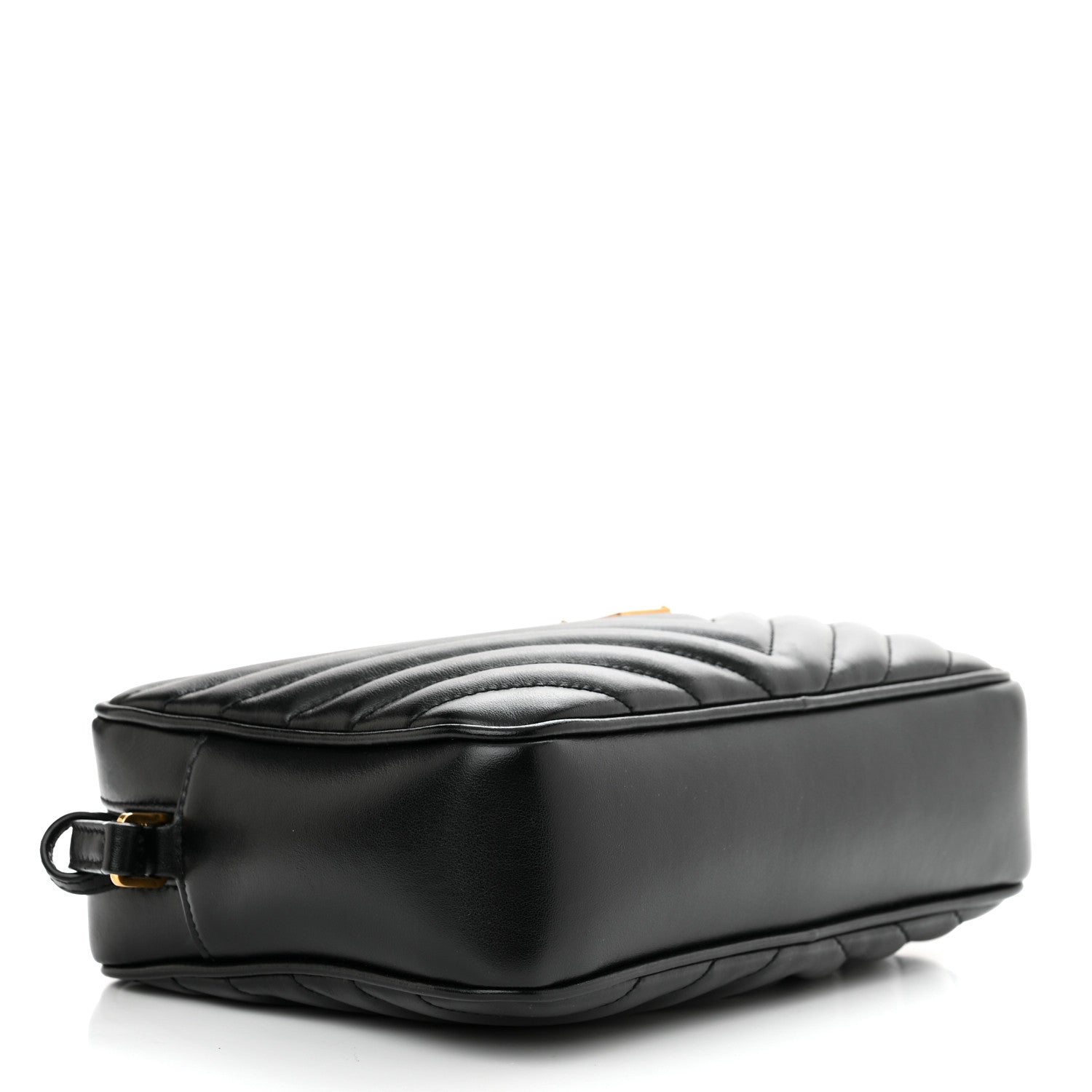 Saint Laurent Calfskin Matelasse Monogram Lou Camera Bag Black 4 of 11