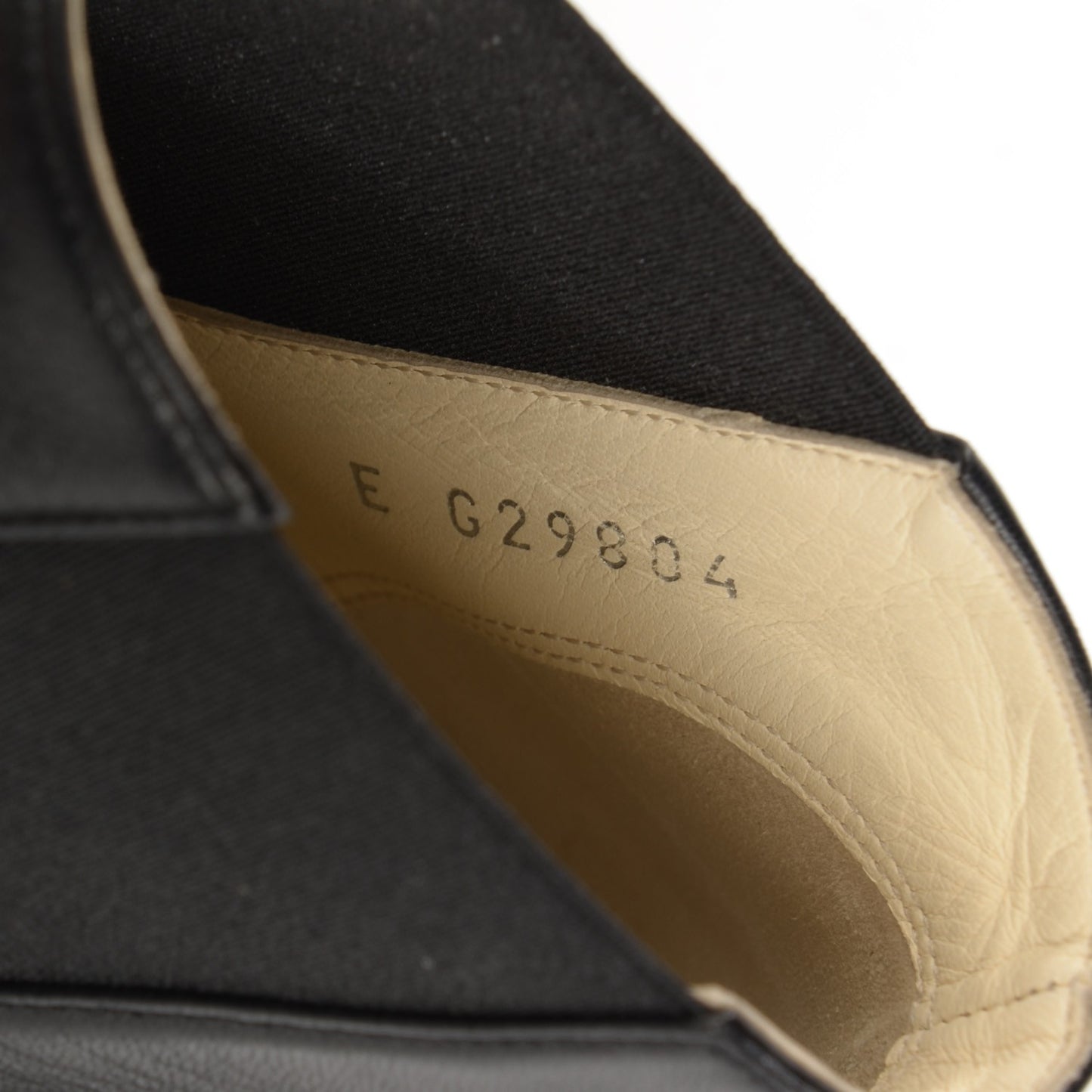 Lambskin Chain Ankle Boots 38 Black