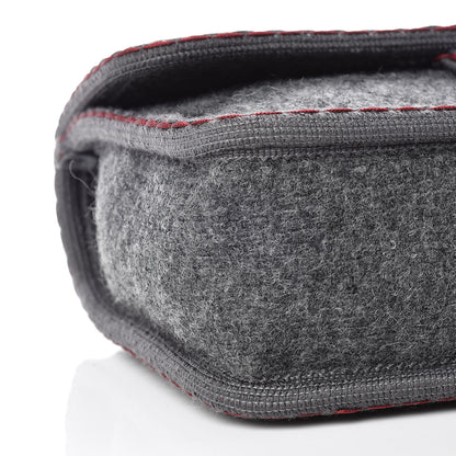 Chanel Wool Quilted Jumbo Edelweiss Single Flap Grey 8 of 9