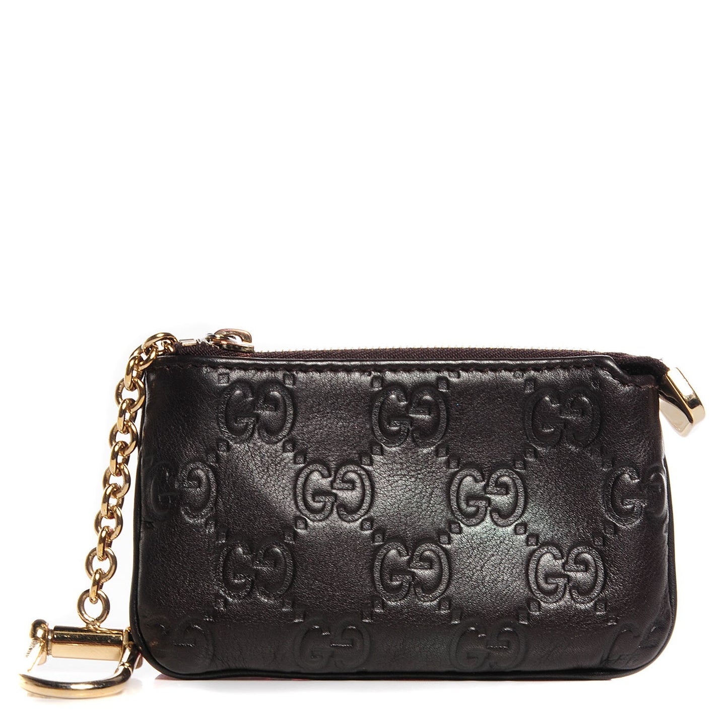 Guccissima Key Case Chocolate