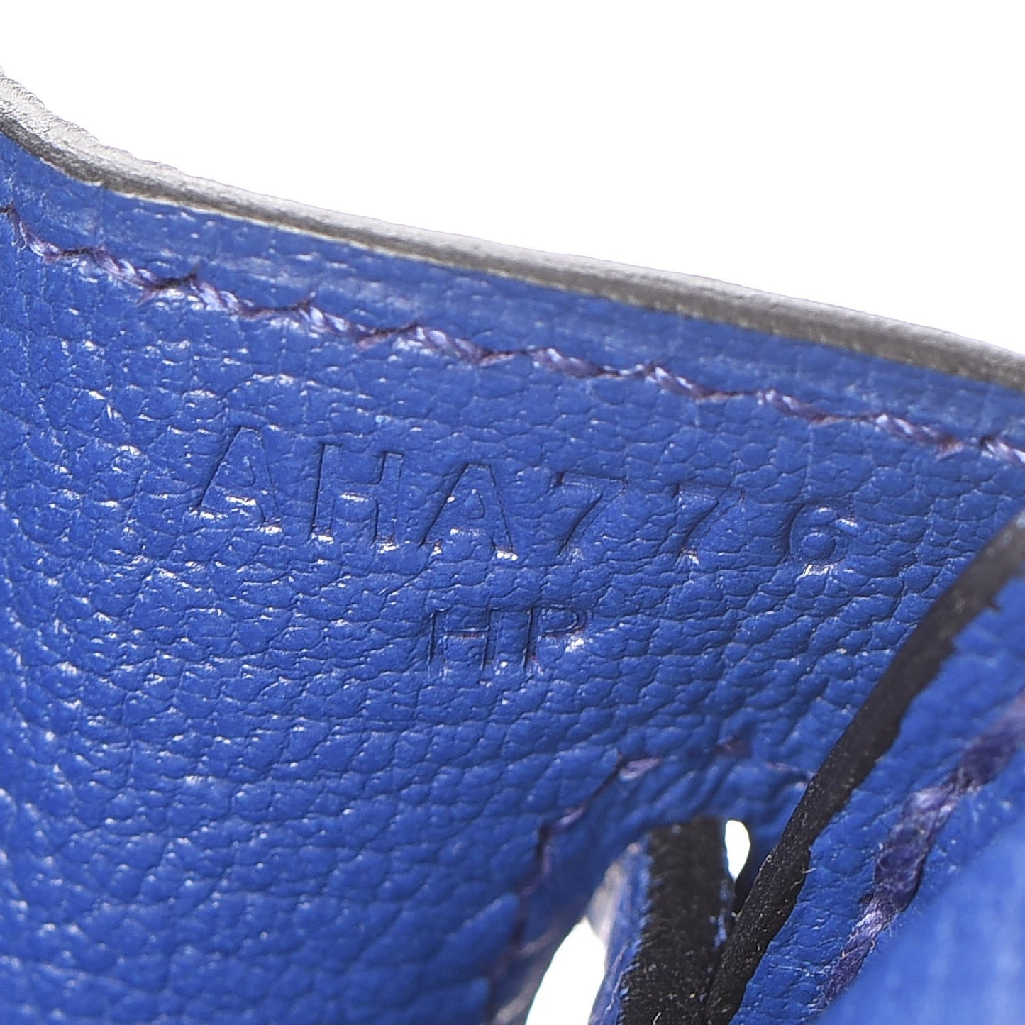 Togo Birkin 25 Bleu Electrique
