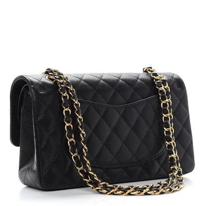 Chanel Caviar Quilted Medium Double Flap Black 3 of 9