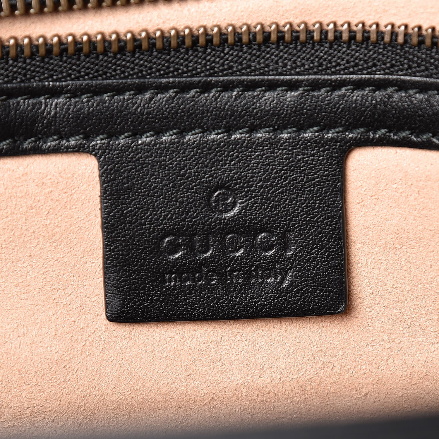 Gucci Calfskin Matelasse Large GG Marmont Shoulder Bag Black 6 of 14