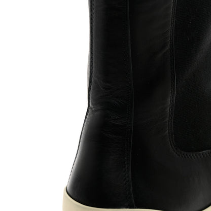 Bottega Veneta Calfskin The Tire Chelsea Boots 36 Black Sea Salt 14 of 18