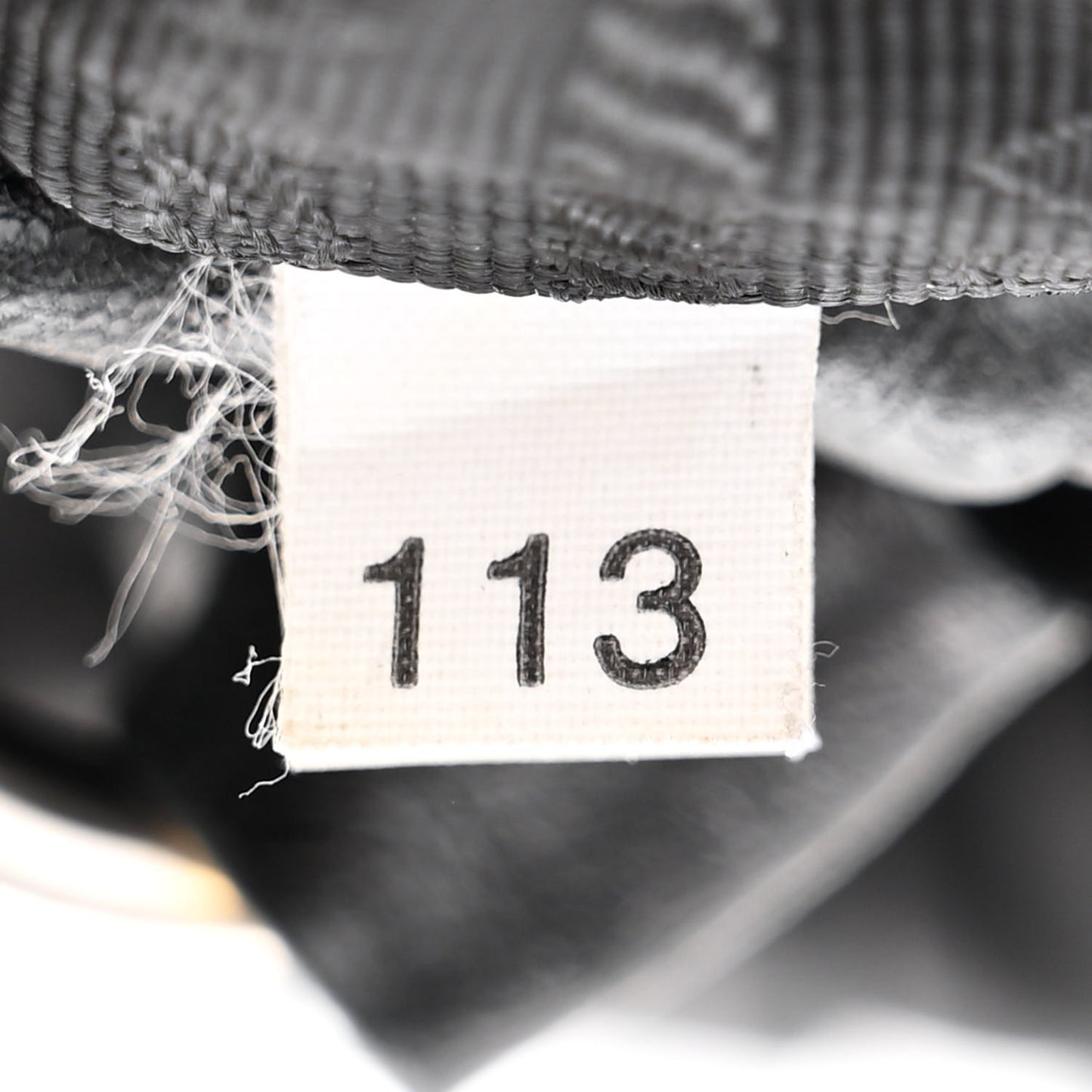 Nappa Gaufre Tote Black