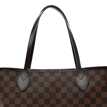 Louis Vuitton Damier Ebene Neo Neverfull MM Rose Ballerine 5 of 10