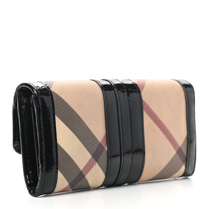 Burberry Supernova Check Penrose Continental Wallet Black 3 of 8