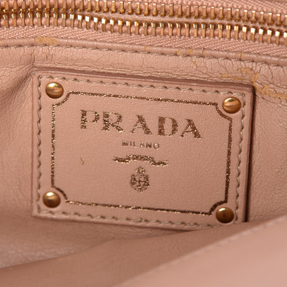 Prada Vitello Shine Shopping Satchel Brown 6 of 23