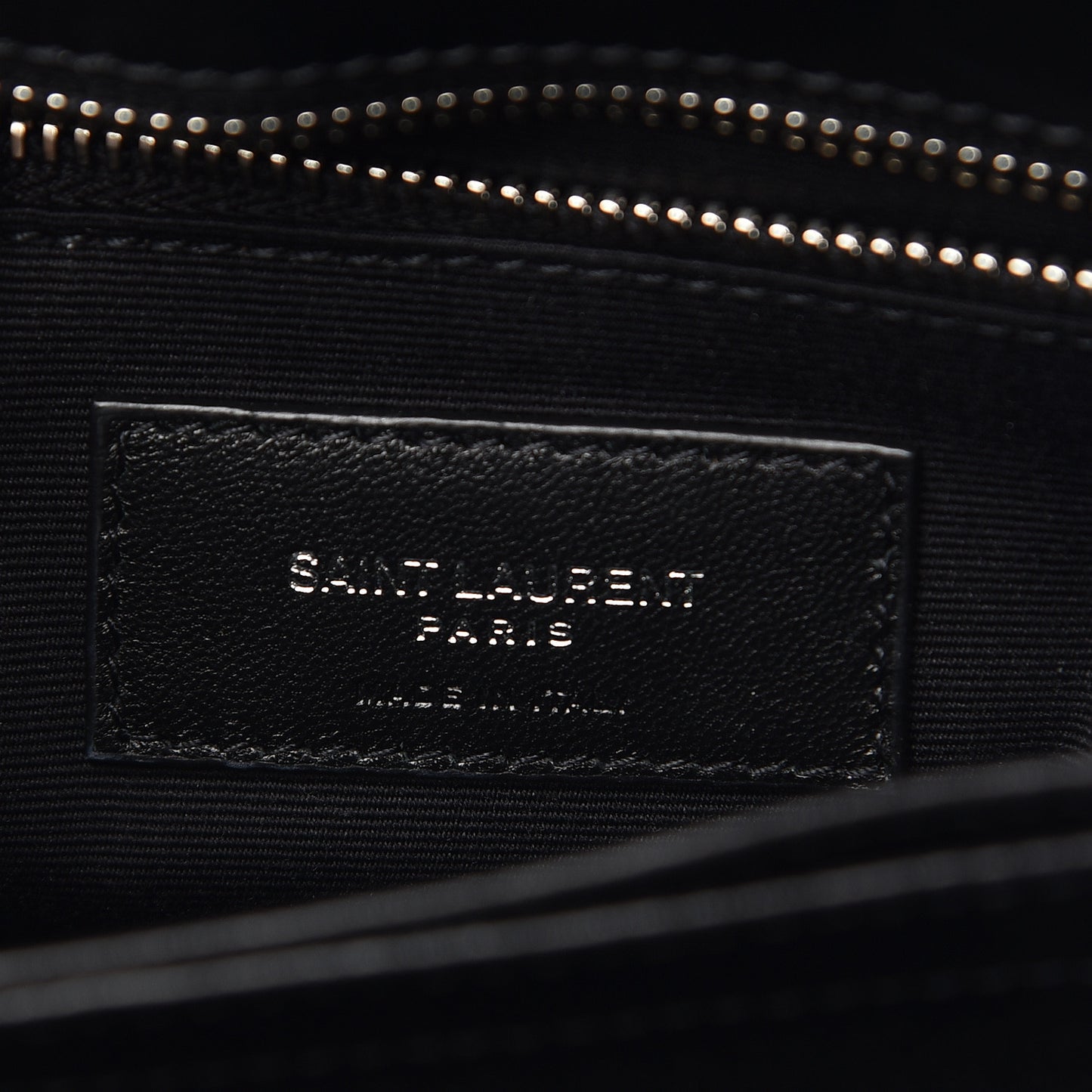 Calfskin Y Quilted Monogram Toy Loulou Crossbody Bag Black