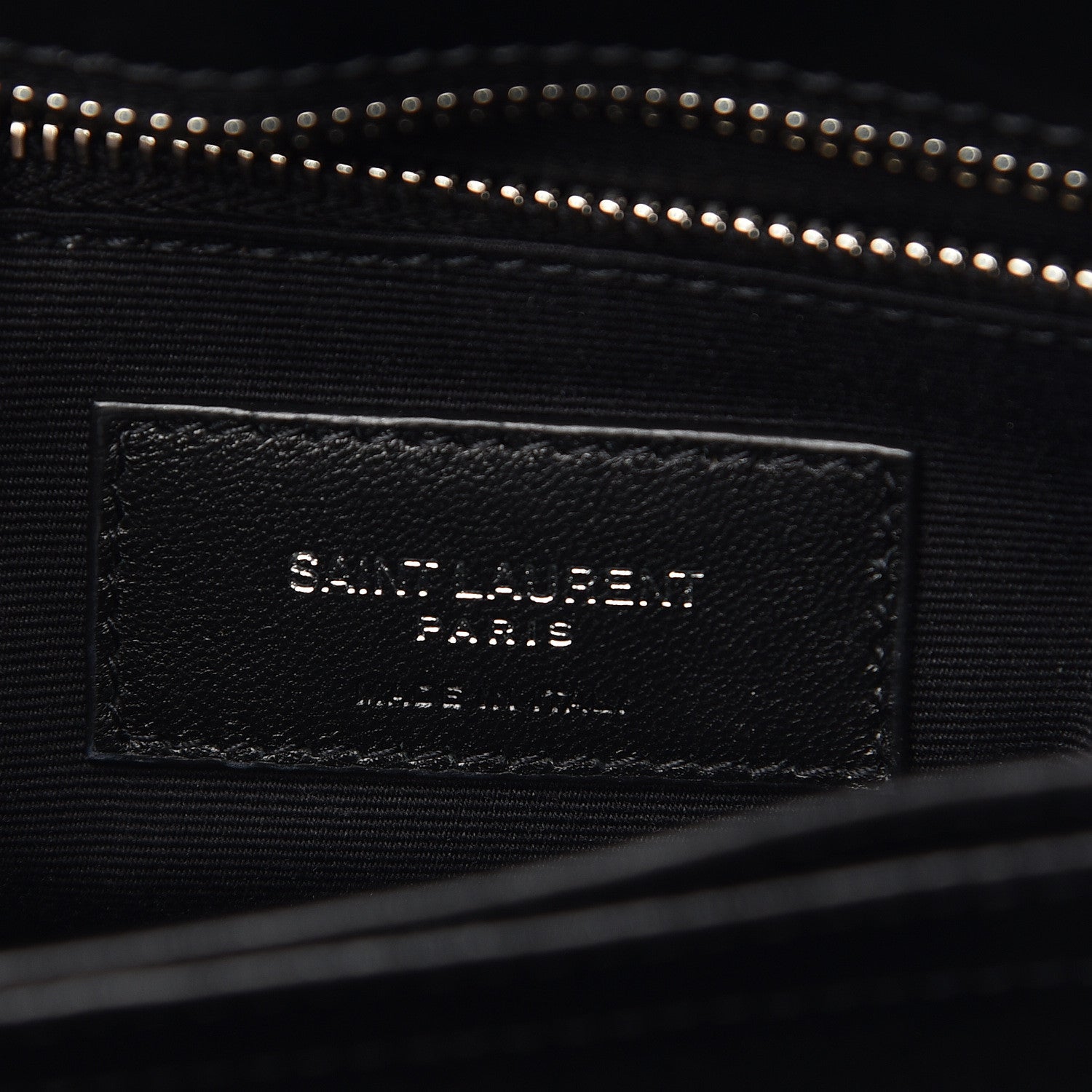 Saint Laurent Calfskin Y Quilted Monogram Toy Loulou Crossbody Bag Black 9 of 13