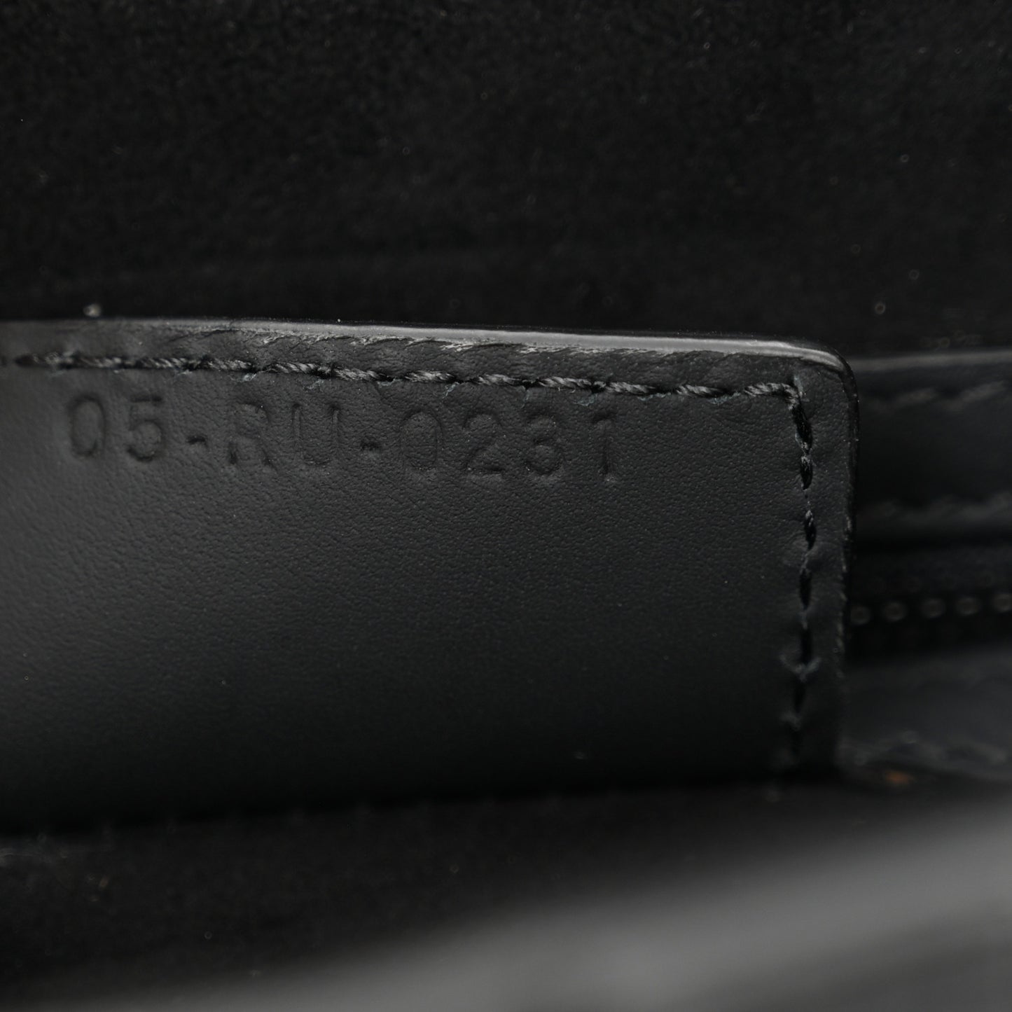 Ultra Matte Calfskin Saddle Bag Black