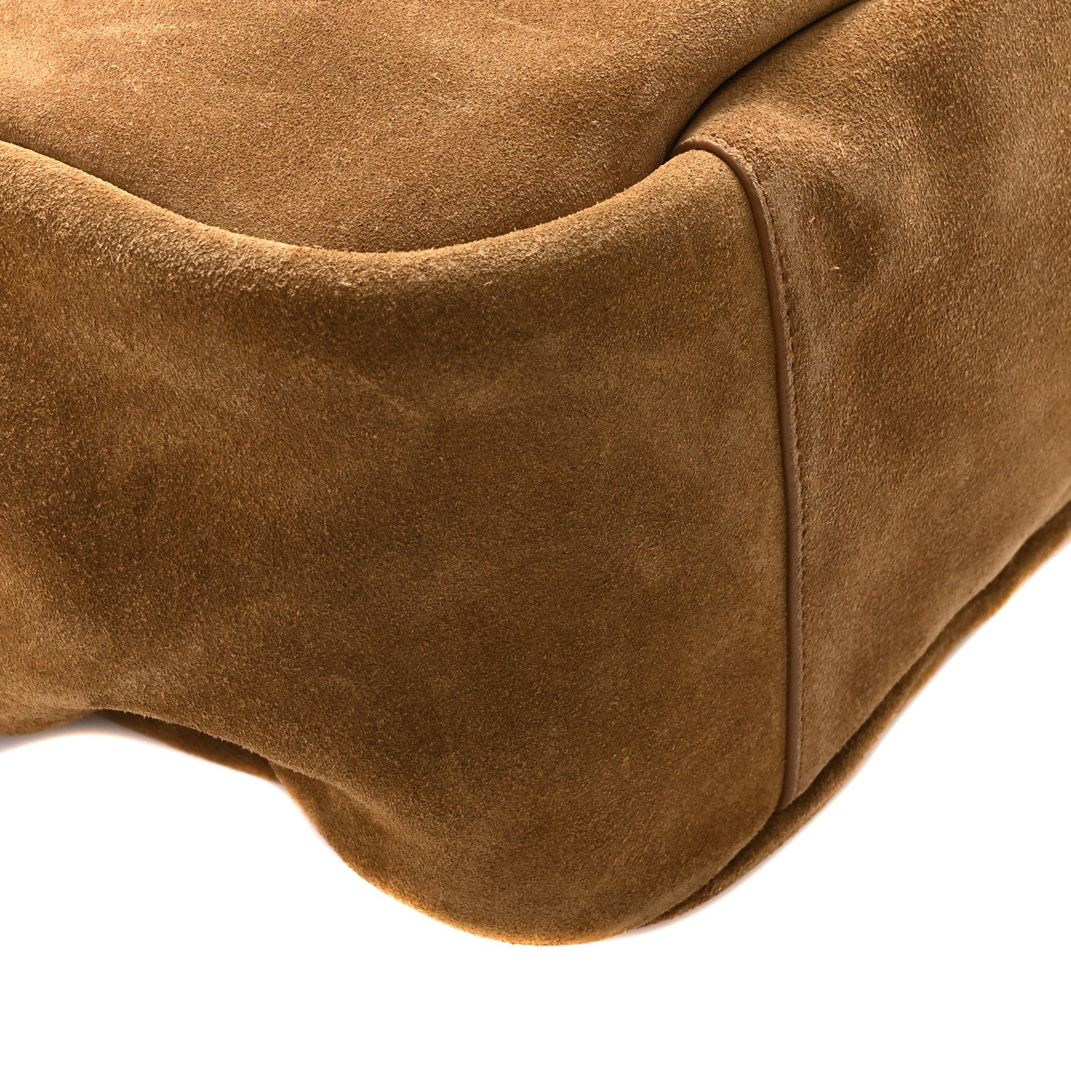 Saint Laurent Suede Bea Tote Golden Leaf 8 of 9