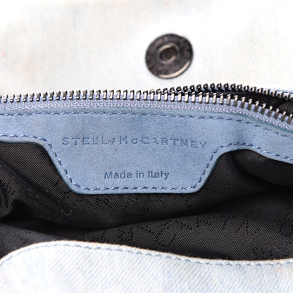 Stella McCartney Denim Poppy Small Falabella Tote Blue 5 of 13