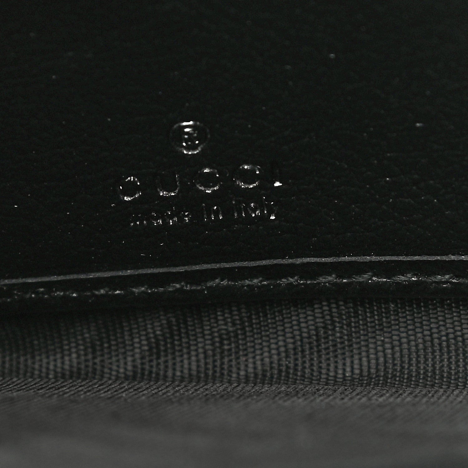 Gucci Vintage Effect Calfskin Matelasse Diagonal Torchon GG Marmont Zip Around Wallet Black Romantic Cherry 6 of 12