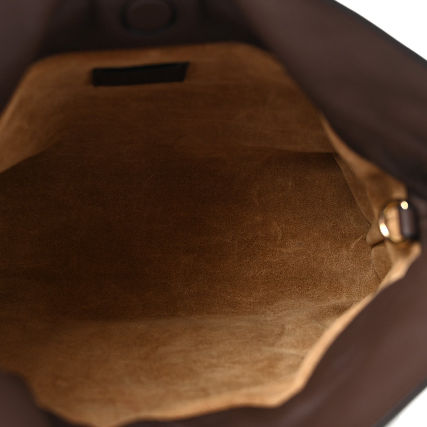 Calfskin Mini Flamenco Knot Bag Chocolate