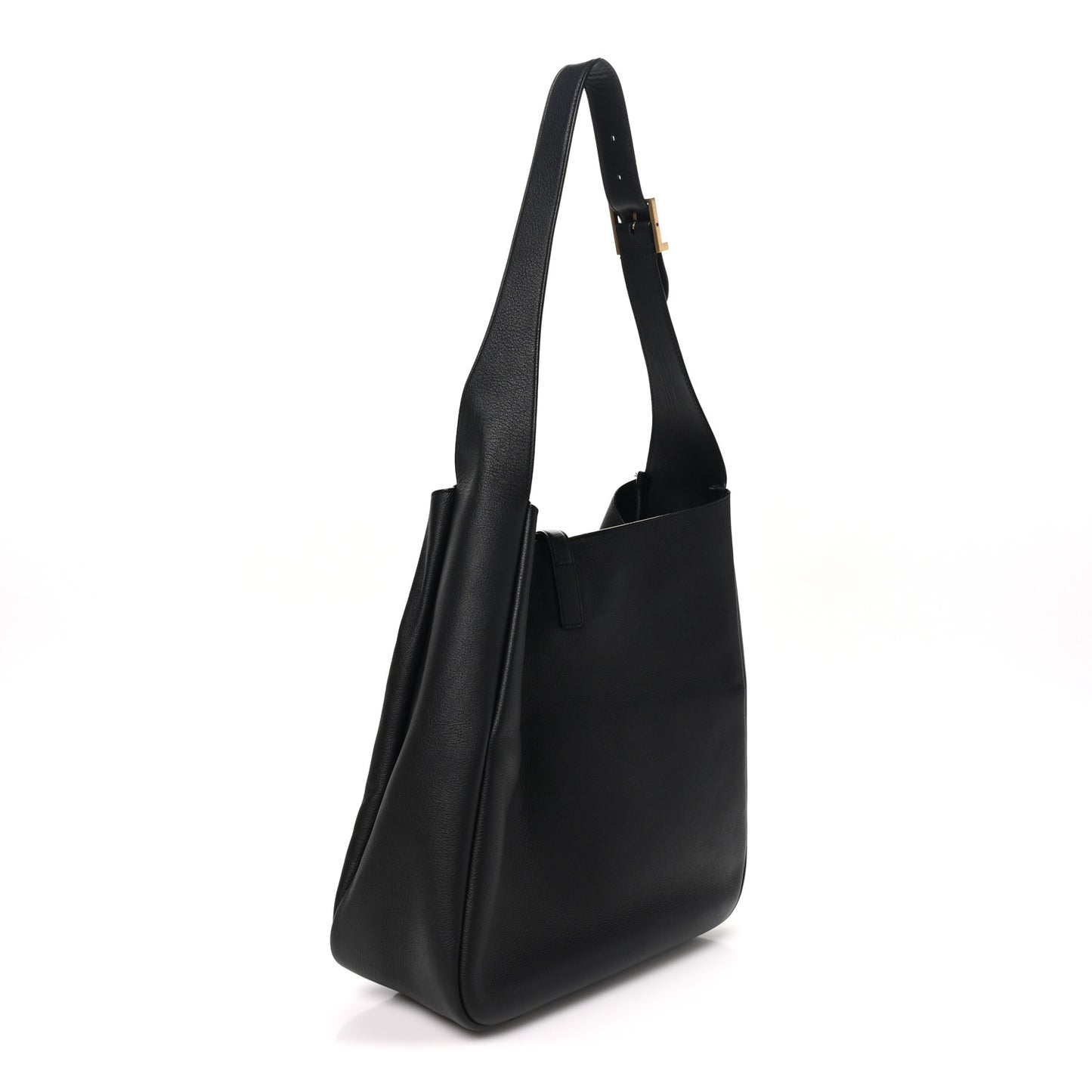 Smooth Calfskin Large Le 5 A 7 Soft Hobo Black