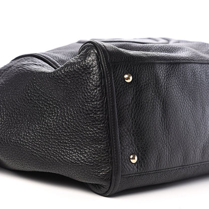 Gucci Pebbled Calfskin Large Soho Shoulder Bag Black 12 of 15