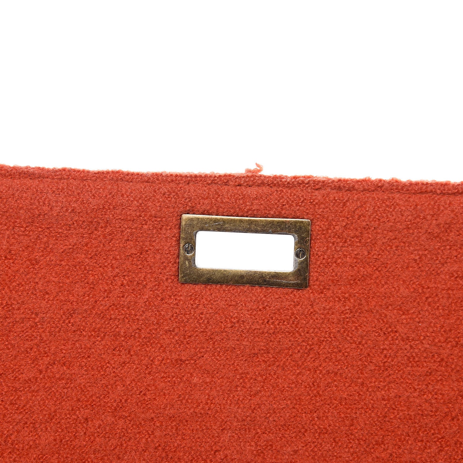 Chanel Wool Patchwork Mademoiselle Jumbo Flap Orange 12 of 16