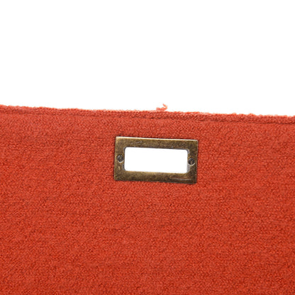 Chanel Wool Patchwork Mademoiselle Jumbo Flap Orange 12 of 16