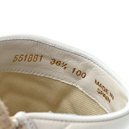 Gucci Nappa Matelasse GG Marmont Espadrille Slippers 36.5 Great White 8 of 9