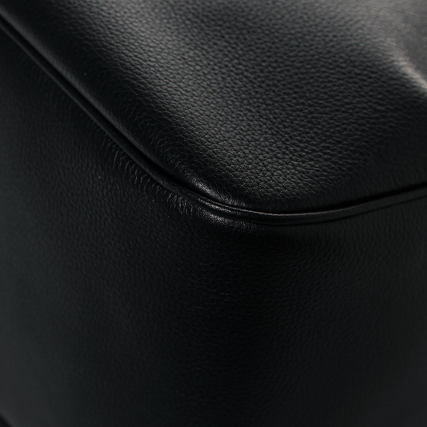 Versace Grained Calfskin La Medusa Bucket Bag Black 13 of 13