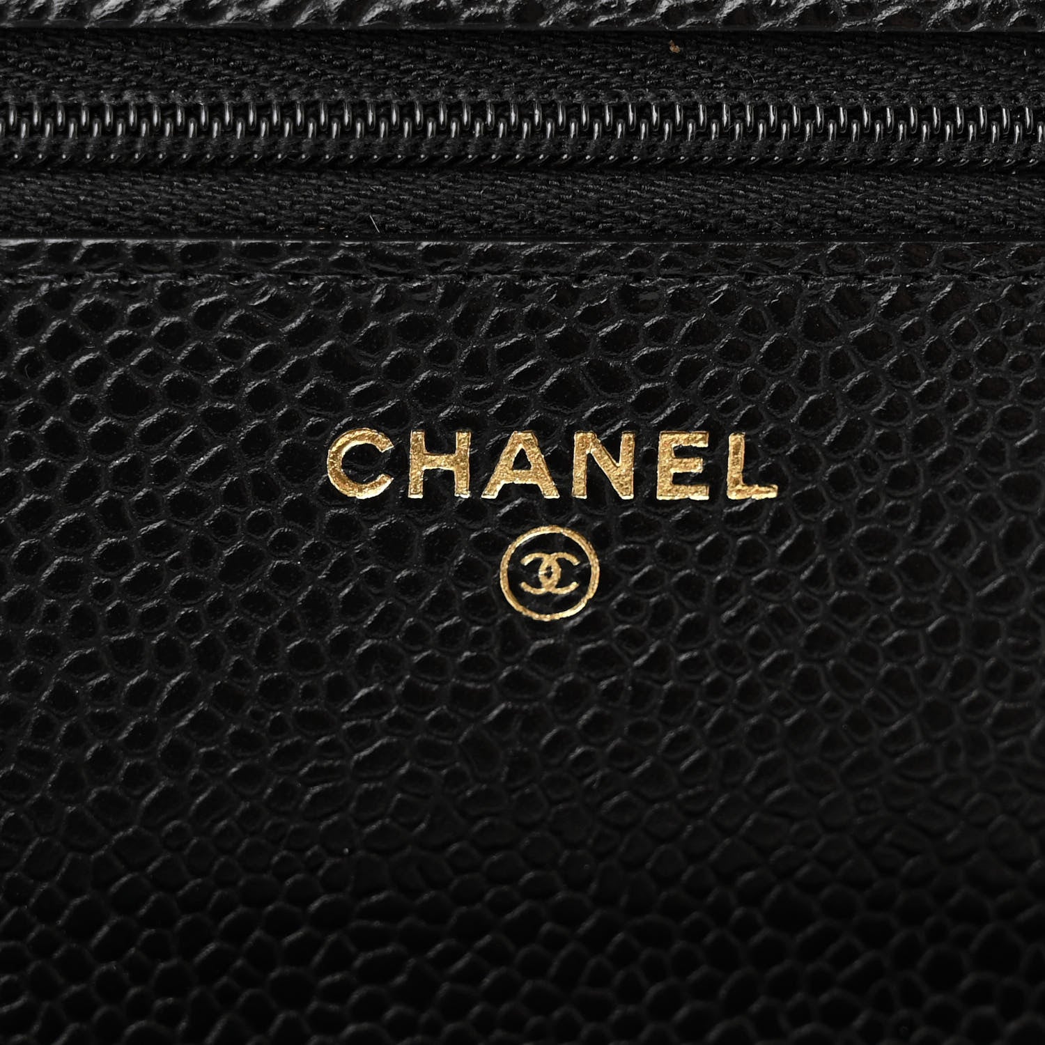 Chanel Caviar Quilted Wallet on Chain WOC Black 6 of 12