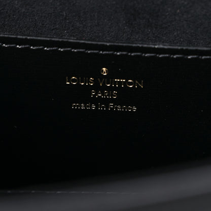 Louis Vuitton Calfskin Monogram Braided Twist Shoulder Bag MM Black 7 of 9