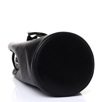 Stella McCartney Perforated Eco Alter Nappa Mini Bucket Bag Black 3 of 4