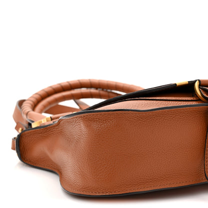 Chloe Calfskin Small Marcie Satchel Tan 9 of 11