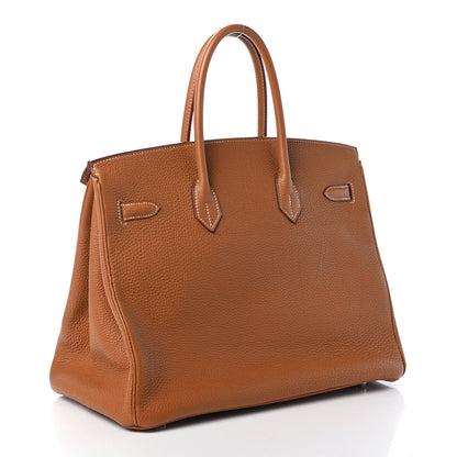 Hermes Togo Birkin 35 Gold 2 of 6