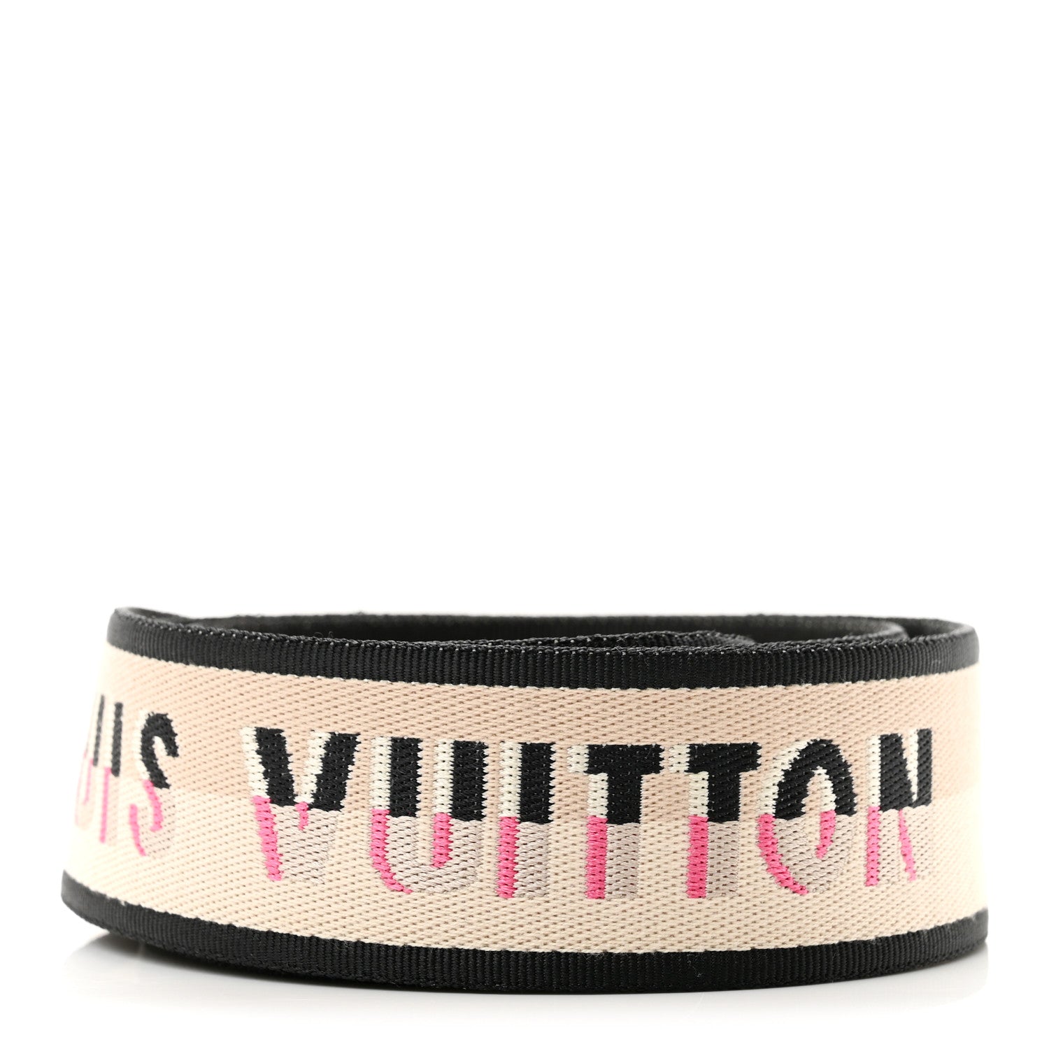 Louis Vuitton Jacquard Speedy Bandouliere 20 Shoulder Strap Black 2 of 4