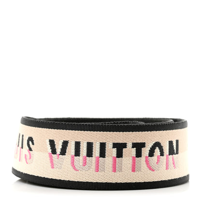Louis Vuitton Jacquard Speedy Bandouliere 20 Shoulder Strap Black 2 of 4