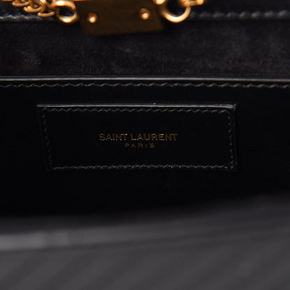 Saint Laurent Calfskin Matelasse Small Betty Black 6 of 9