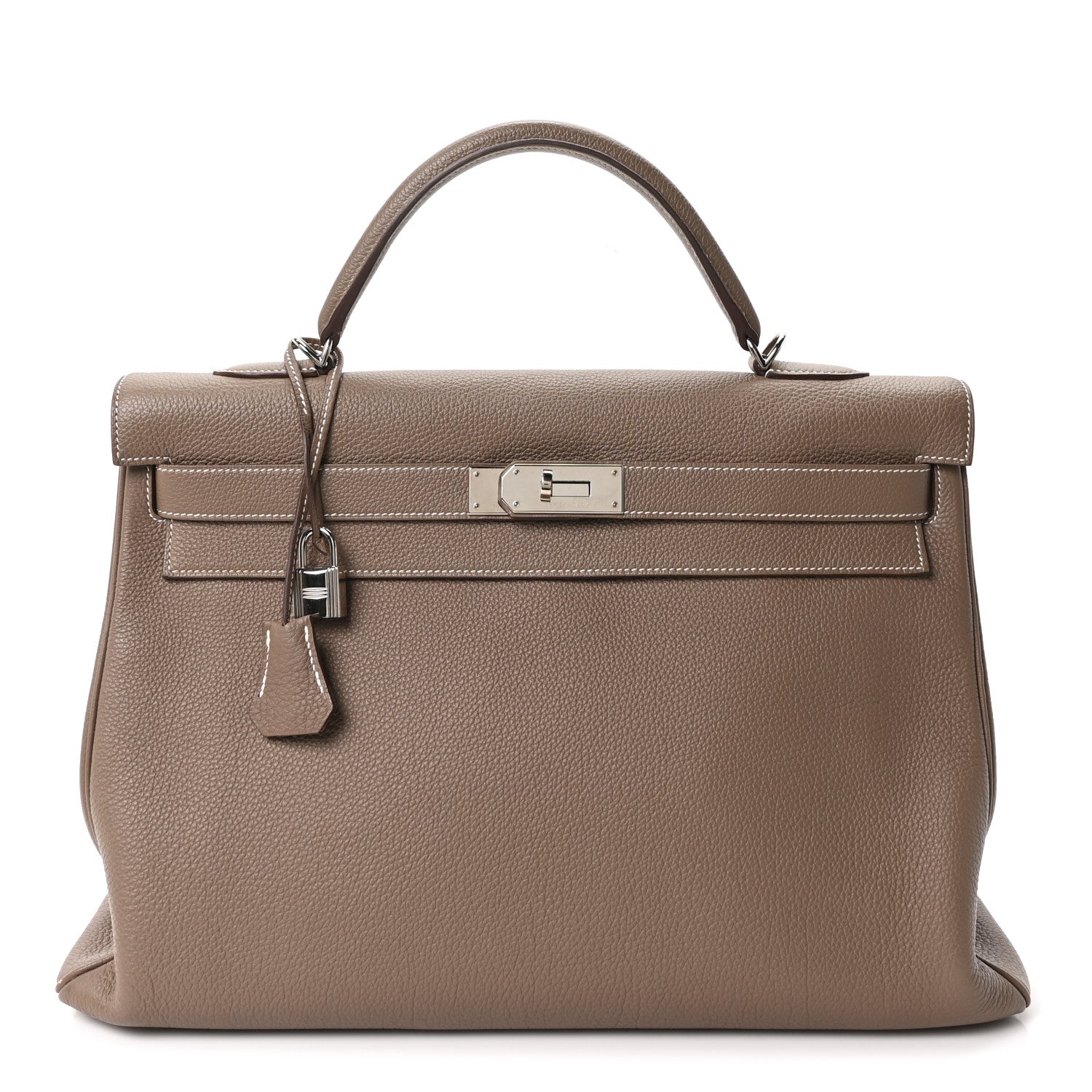 Hermes Togo Kelly Retourne 40 Etoupe 1 of 10
