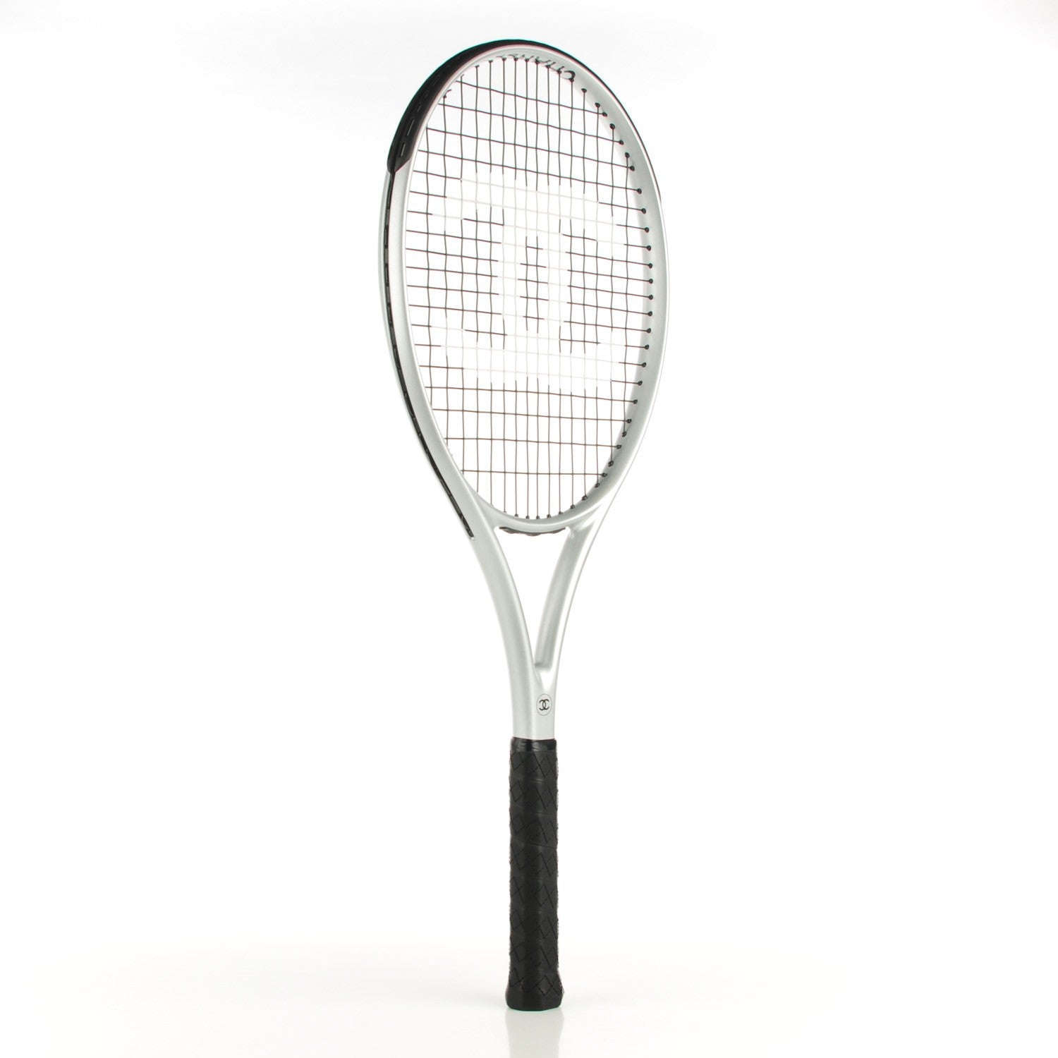 Chanel Tennis Racquet and Nylon Quilted Cover Silver 5 of 11