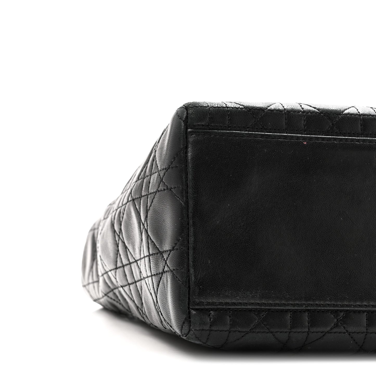Lambskin Cannage Medium Lady Dior Black