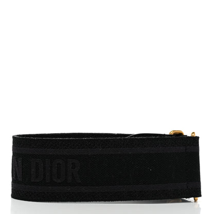 Christian Dior Canvas Embroidered Large Book Belt 75 30 Anthracite 2 of 5