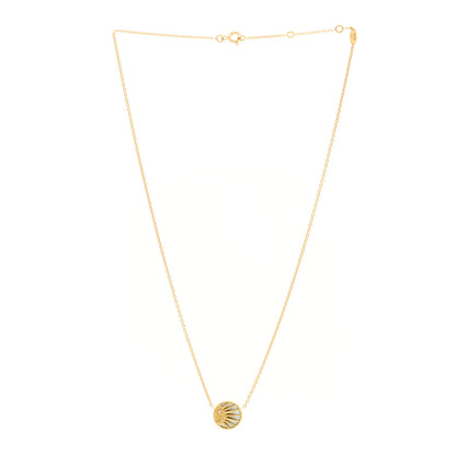 Christian Dior 18K Yellow White Gold Diamond Black Onyx Mother of Pearl Rose Celeste Pendant Necklace 3 of 6