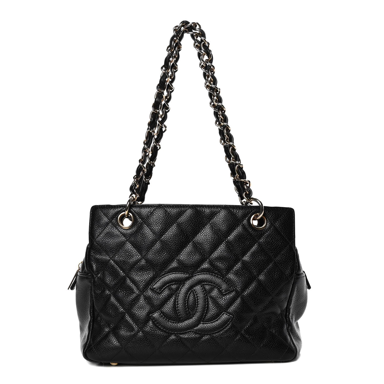 Chanel Caviar Quilted Petit Timeless Tote PTT Black 1 of 29