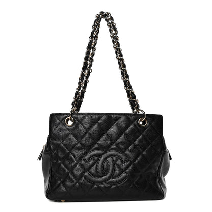 Chanel Caviar Quilted Petit Timeless Tote PTT Black 1 of 29