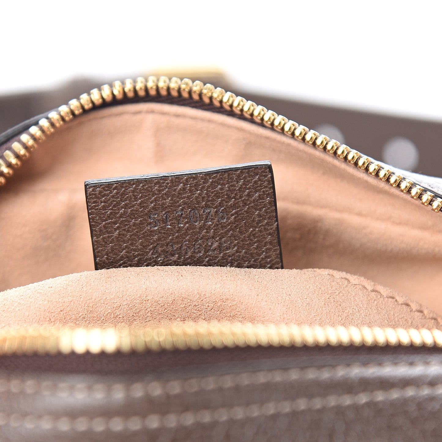 GG Supreme Monogram Web Small Ophidia Belt Bag 85 34 Dark Brown