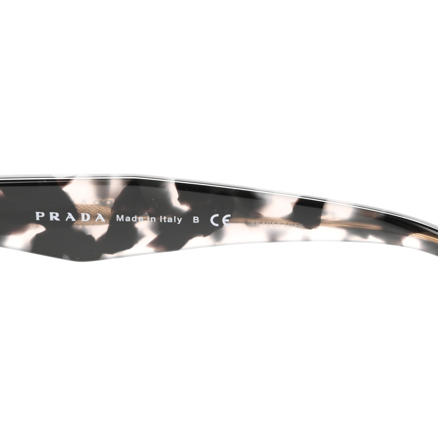 Prada Acetate Sunglasses SPR 16R Black Tortoise Grey 5 of 8