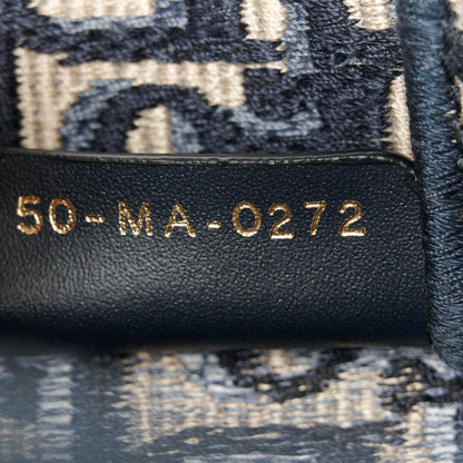 Christian Dior Oblique Mini Book Tote Phone Bag Blue 7 of 10