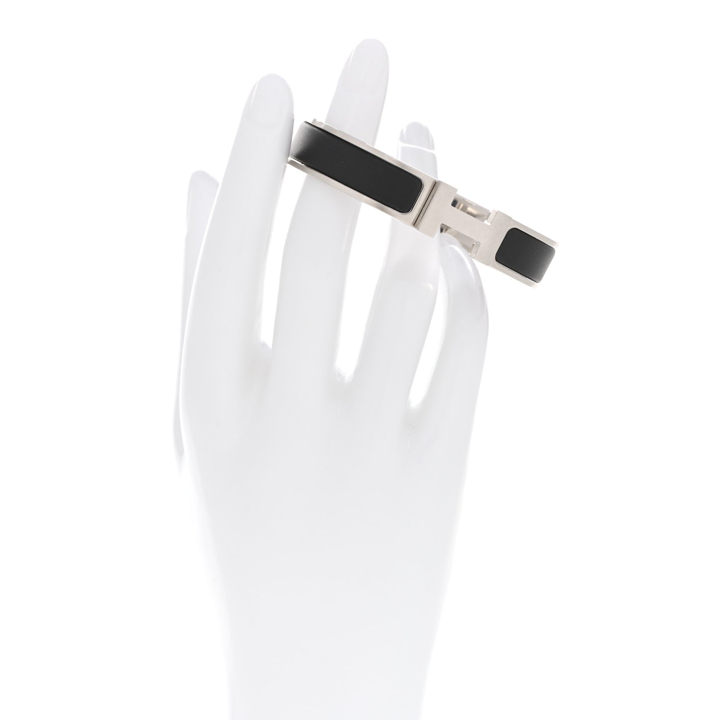 Matte Enamel Narrow Clic Clac HH Bracelet T3 Black