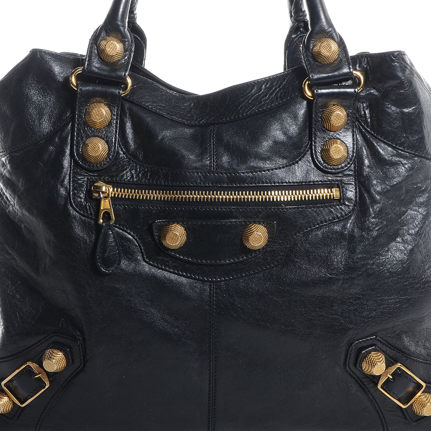 Balenciaga Agneau Giant 21 Gold Hardware Brief Black 7 of 11